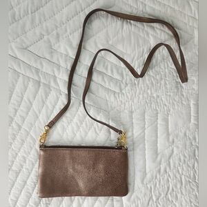 Roots 40th Limited Edition Cross-Body Bronze Pochette